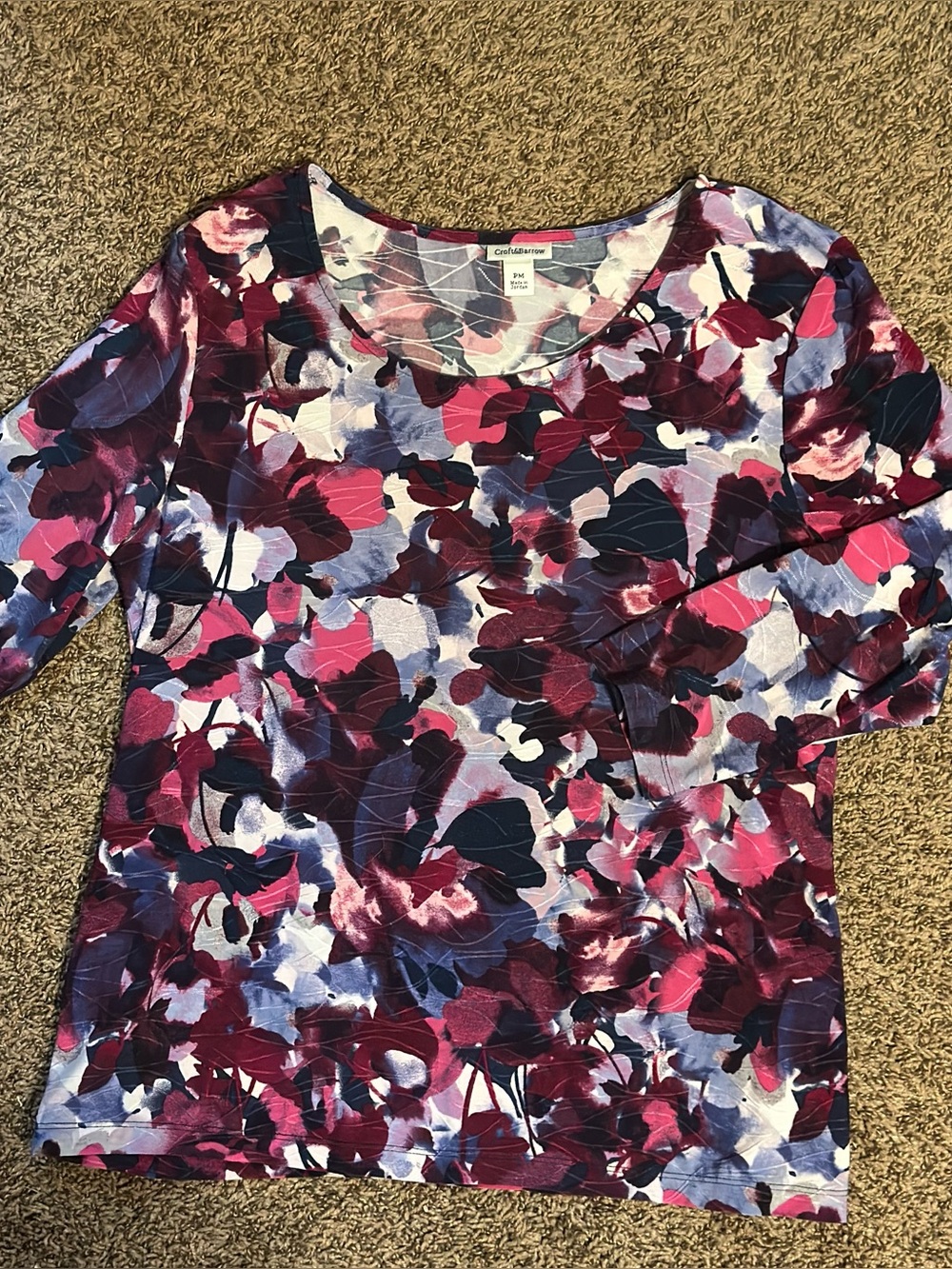 Croft&Barrow 3/4 Sleeve Women’s Top